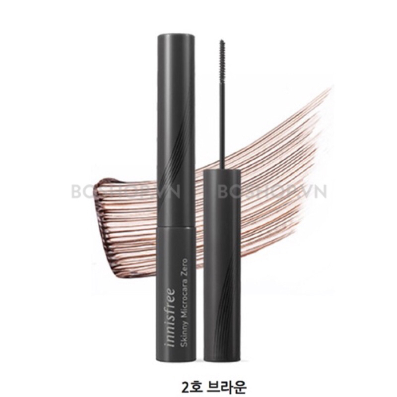 Mascara siêu mảnh lâu trôi Innisfree Skinny Microcara Zero màu 2