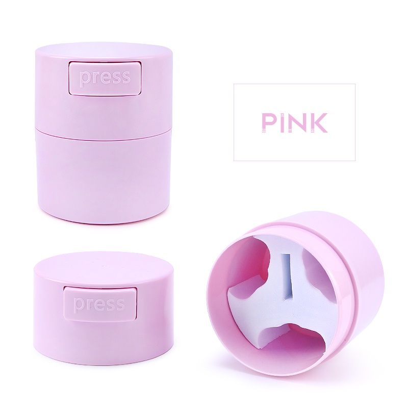 Hũ đựng keo Màu Hồng LASHES SUPPLY loại 1 nhiều màu _ hũ gạo đựng keo