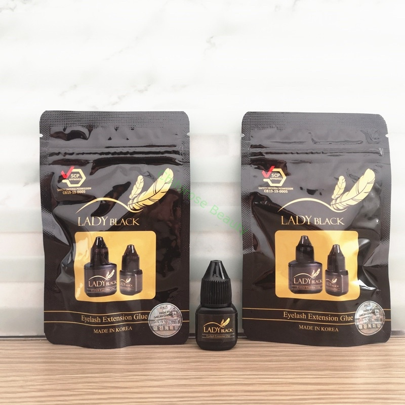 Keo Lady black/keo nối mi Lady black, khô chậm