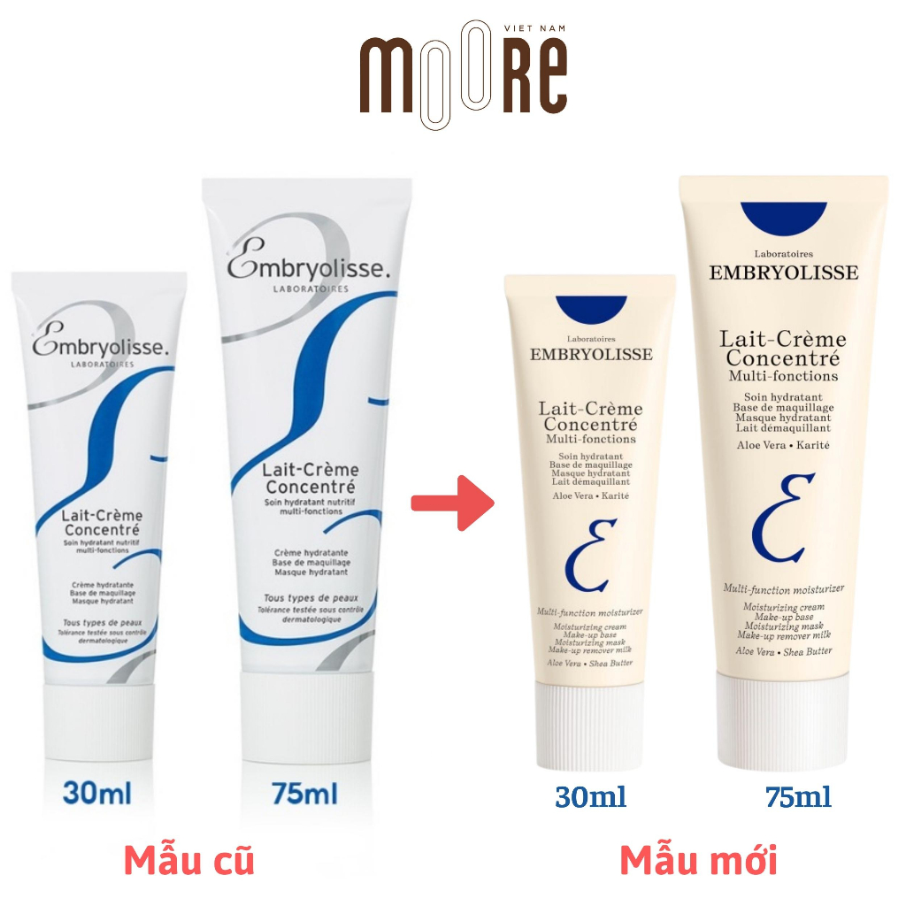 Kem dưỡng ẩm, phục hồi da Embryolisse Lait-Crème Concentre