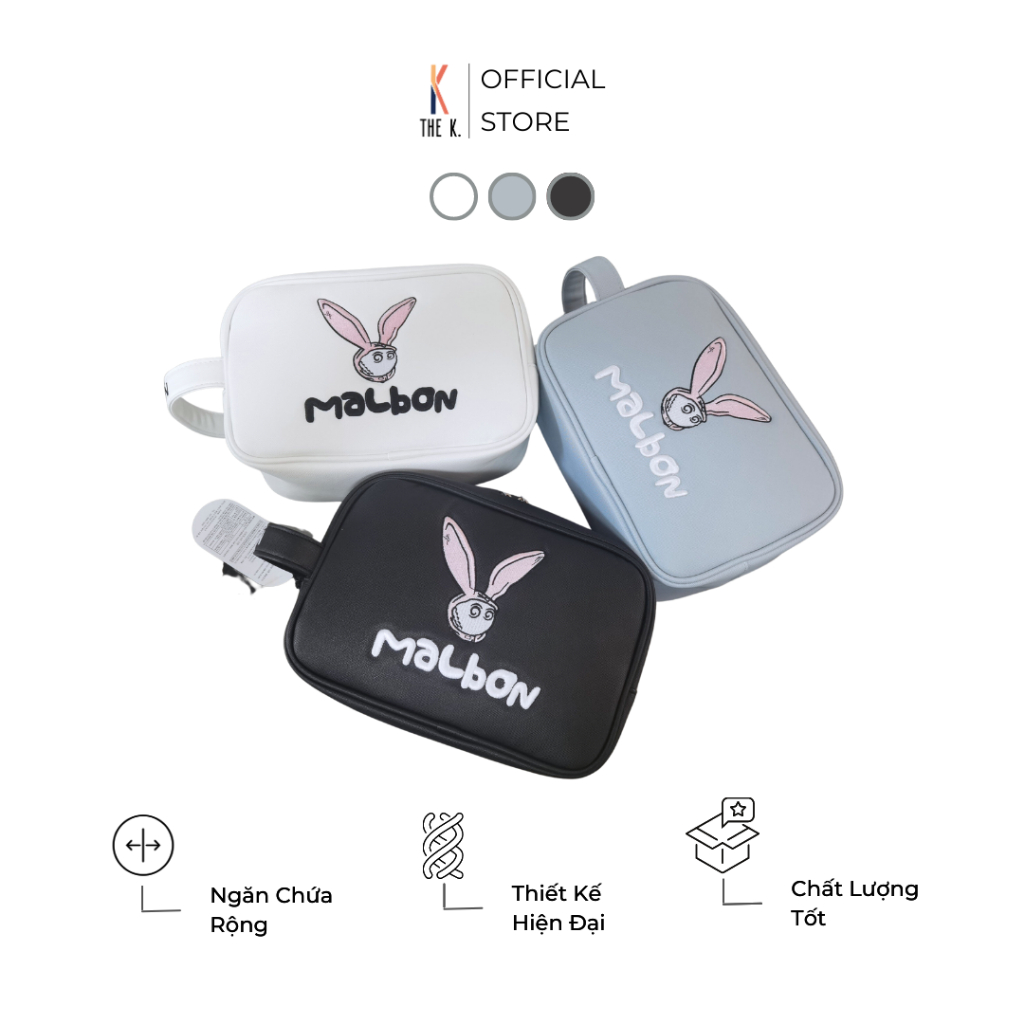 Túi Golf Cầm Tay Da Thêu Hình Thỏ - Pouch