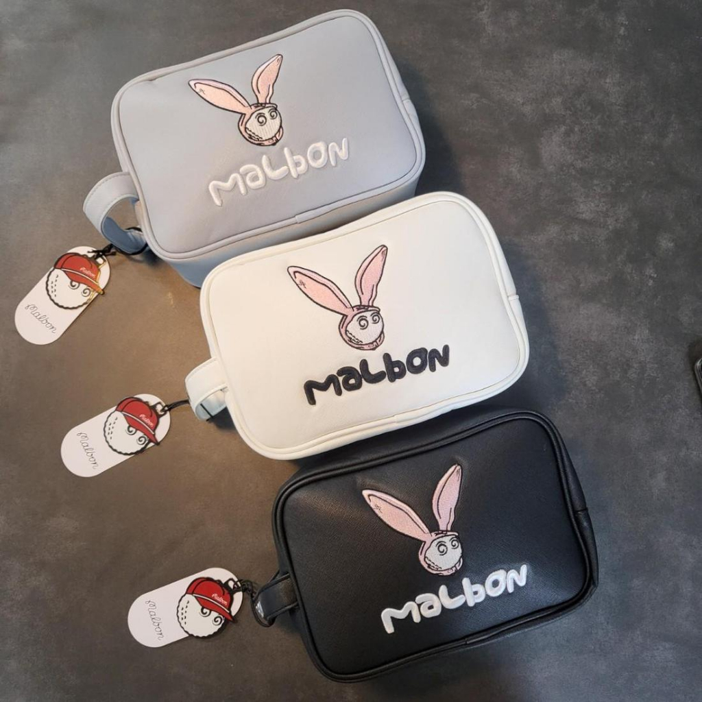 Túi Golf Cầm Tay Da Thêu Hình Thỏ - Pouch