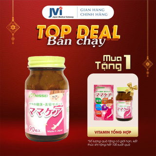 Vitamin Cho Bà Bầu Nissei Nhật Bản – Viên Uống Mama Care Nhật Bản Bổ Sung Vitamin, Khoáng Chất 90 Viên