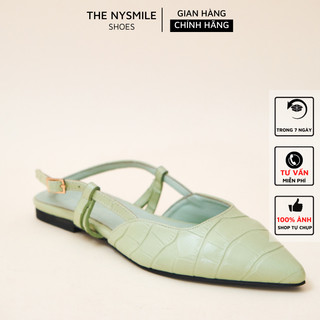 Giày sục nữ mũi nhọn The NySmile quai ôm sang chảnh CUBEE