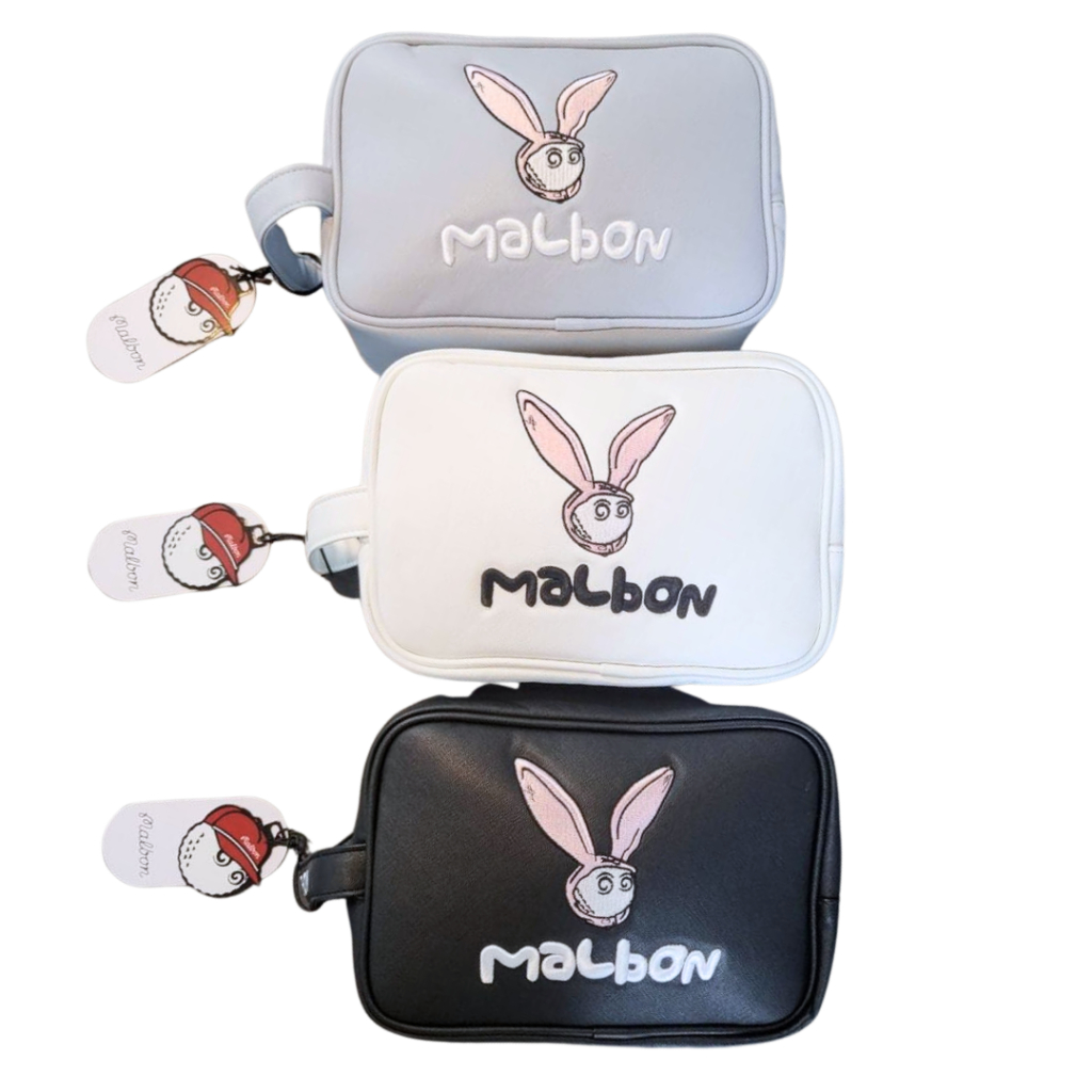 Túi Golf Cầm Tay Da Thêu Hình Thỏ - Pouch