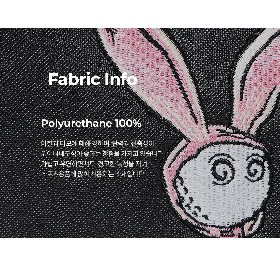 Túi Golf Cầm Tay Da Thêu Hình Thỏ - Pouch