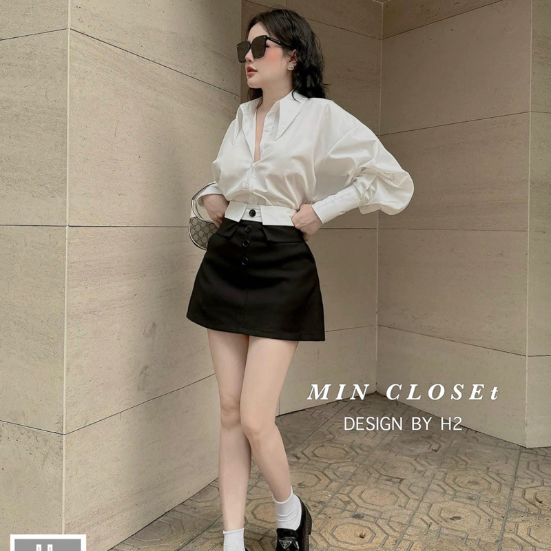 Set sơ mi cổ đức chân váy phối hot trend - 𝐕𝐘.𝐂𝐋𝐎𝐓𝐇𝐄𝐒 𝐂𝐇𝐔𝐘𝐄̂𝐍 𝐇𝐀̀𝐍𝐆 𝐐𝐔𝐀̉𝐍𝐆 𝐂𝐇𝐀̂𝐔 𝐂𝐇𝐈́𝐍𝐇 𝐇𝐈𝐄̣̂𝐔