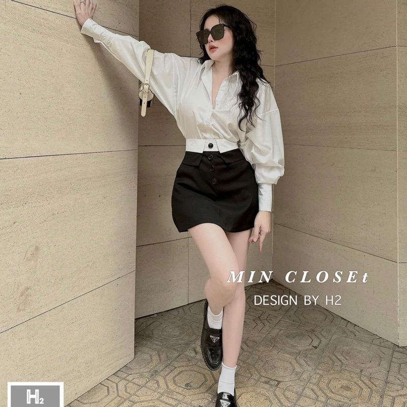 Set sơ mi cổ đức chân váy phối hot trend - 𝐕𝐘.𝐂𝐋𝐎𝐓𝐇𝐄𝐒 𝐂𝐇𝐔𝐘𝐄̂𝐍 𝐇𝐀̀𝐍𝐆 𝐐𝐔𝐀̉𝐍𝐆 𝐂𝐇𝐀̂𝐔 𝐂𝐇𝐈́𝐍𝐇 𝐇𝐈𝐄̣̂𝐔