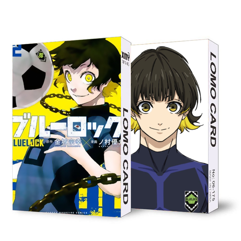 Hộp ảnh lomo in hình nhân vật  BLUE LOCK manga nhiều mẫu thẻ card anime chibi 30 tấm sưu tầm