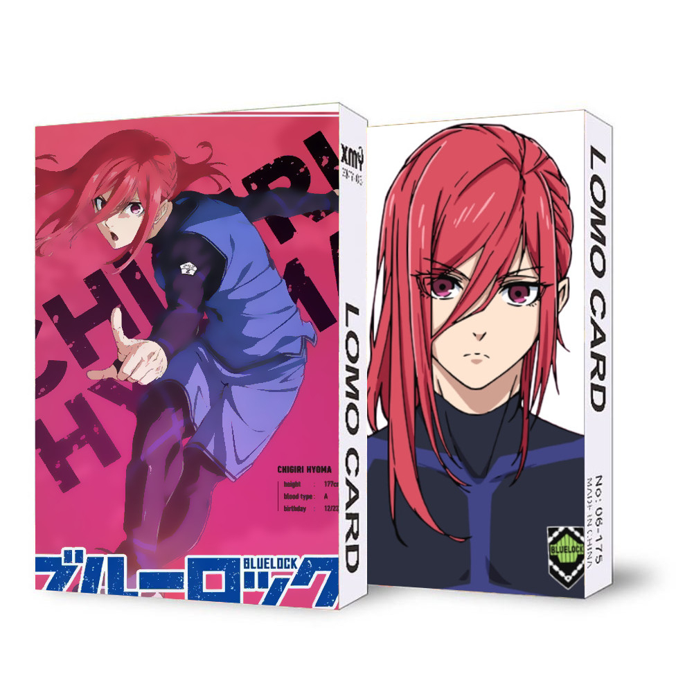 Hộp ảnh lomo in hình nhân vật  BLUE LOCK manga nhiều mẫu thẻ card anime chibi 30 tấm sưu tầm