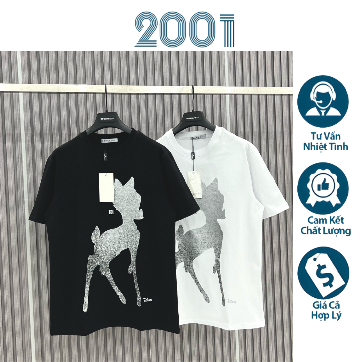 Áo Phông GV Đen Trắng Chữ Đỏ Áo Thun Chữ GV Chất Cotton Bản Cao Cấp