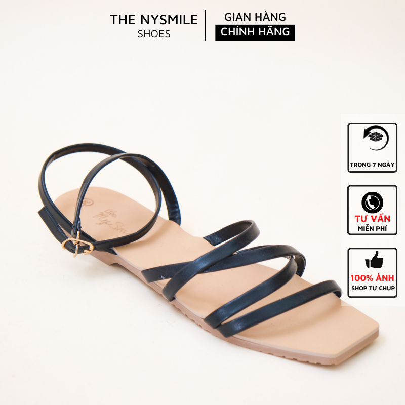 Sandal nữ đế pháp quai chéo - The NySmile - NEMO