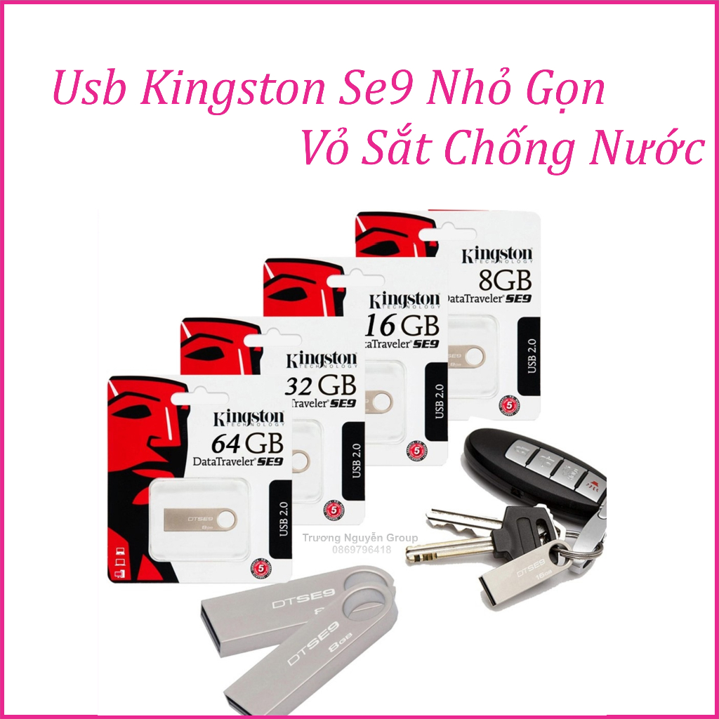 Usb Kingston Bảo hành 5 năm 128g 64gb 32gb 16gb 8gb 4gb 2gb nhỏ gọn Dtse9 Dt101 Cz33 U202 | BigBuy360 - bigbuy360.vn