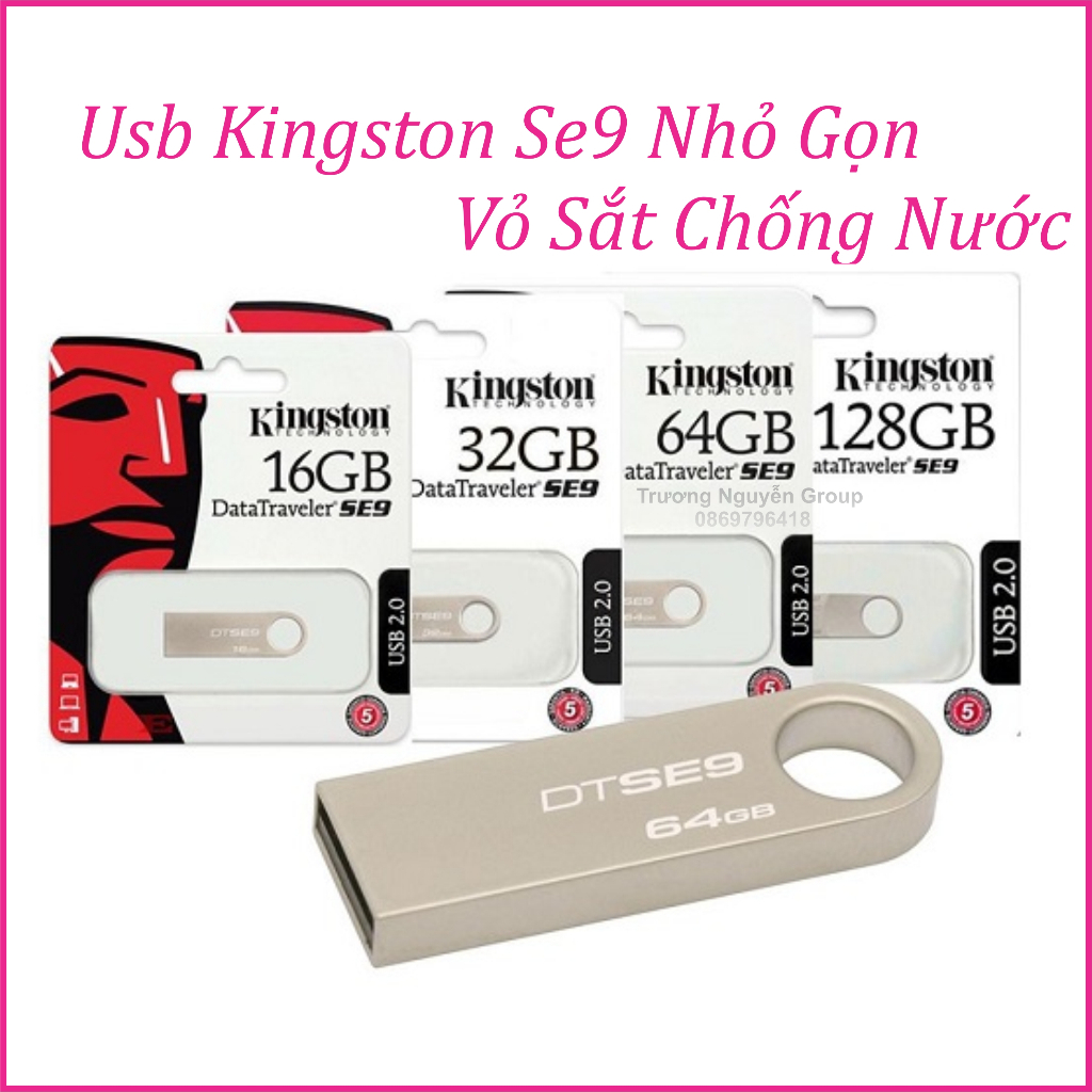 Usb Kingston Bảo hành 5 năm 128g 64gb 32gb 16gb 8gb 4gb 2gb nhỏ gọn Dtse9 Dt101 Cz33 U202 | BigBuy360 - bigbuy360.vn