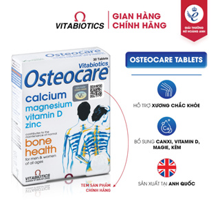 Viên Uống Chắc Khỏe Xương Vitabiotics OSTEOCARE Bổ Sung Canxi