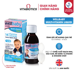 Siro Uống Cho Bé Vitabiotics WELLBABY Multi