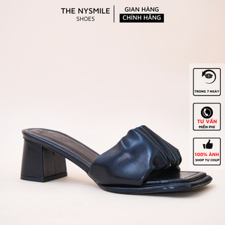 Giày cao gót nữ quai nhúm 5 phân bản ngang dúm - The NySmile - WIRO 2