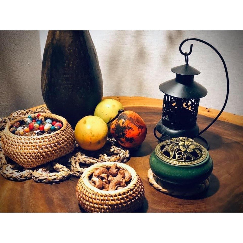 Bồ muối 3 kích thước để đồ đa năng trang trí bếp, decor bàn ăn