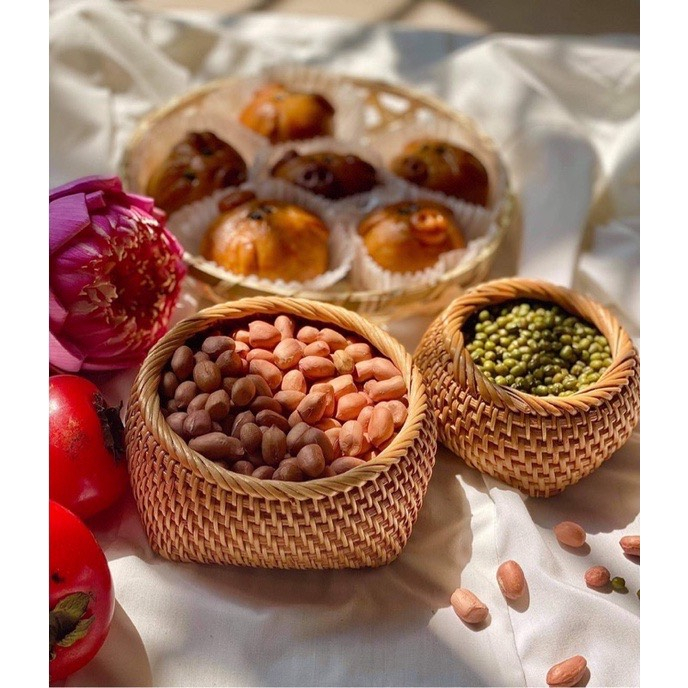 Bồ muối 3 kích thước để đồ đa năng trang trí bếp, decor bàn ăn