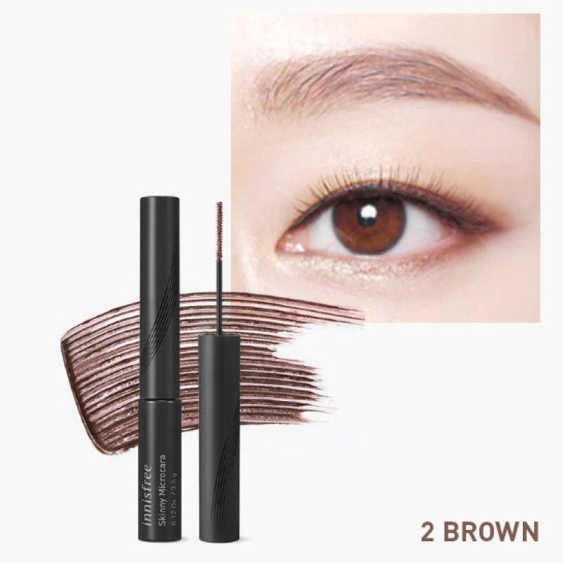 Cây chải mi siêu mảnh Innisfree Skinny 3.5 g màu nâu Micro