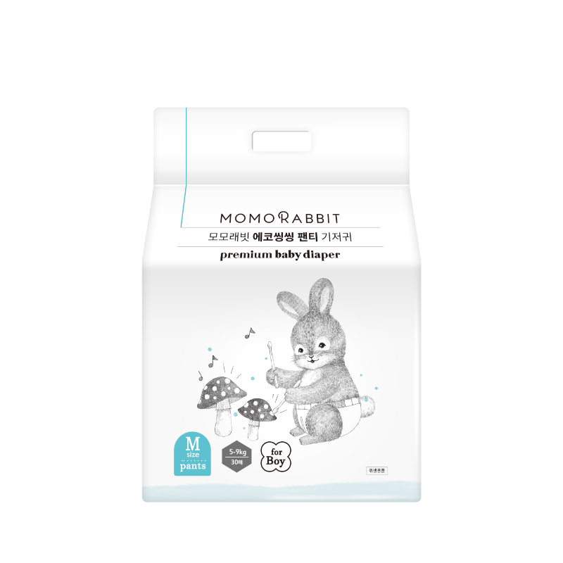 Combo 2 thùng 8 bịch - Bỉm quần Momo Rabbit Hàn Quốc - Classic/Đêm/Trai/Gái/Vàng