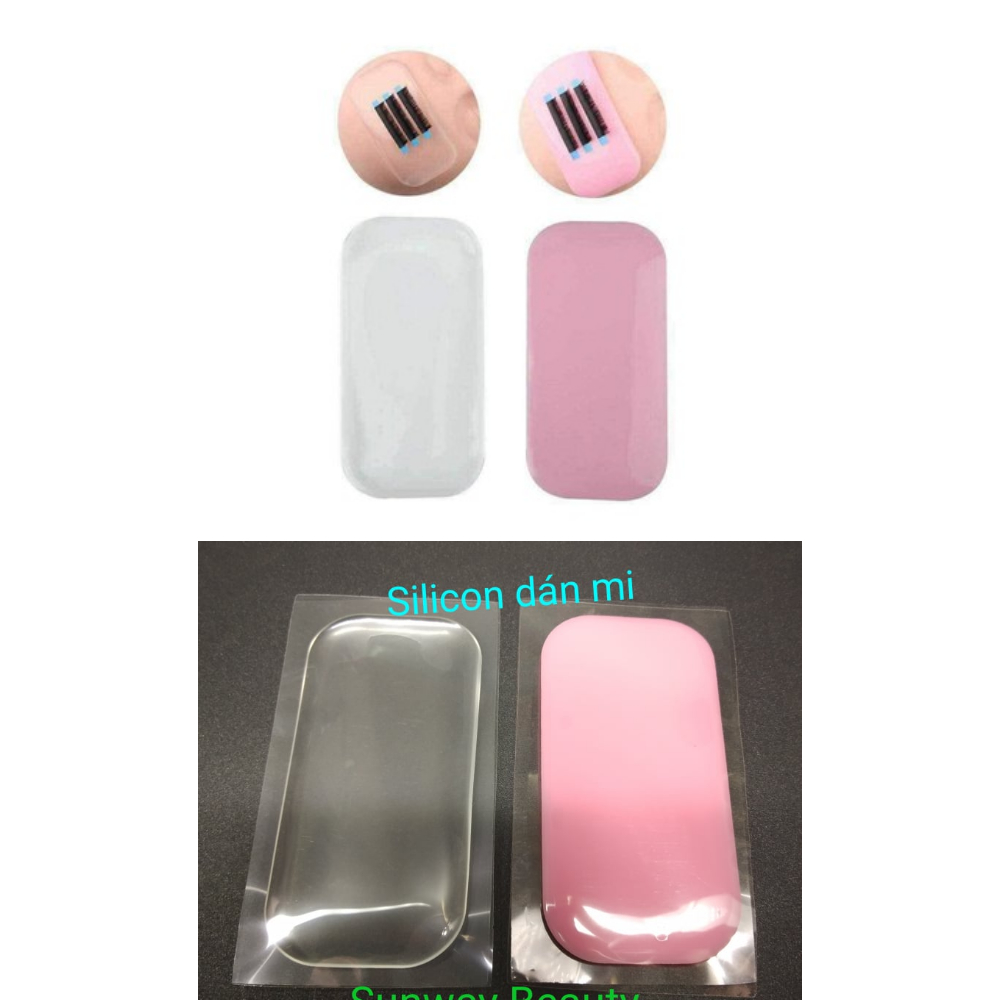 Silicon nối mi, silicon dán mi - tạo fan - dụng cụ nối mi