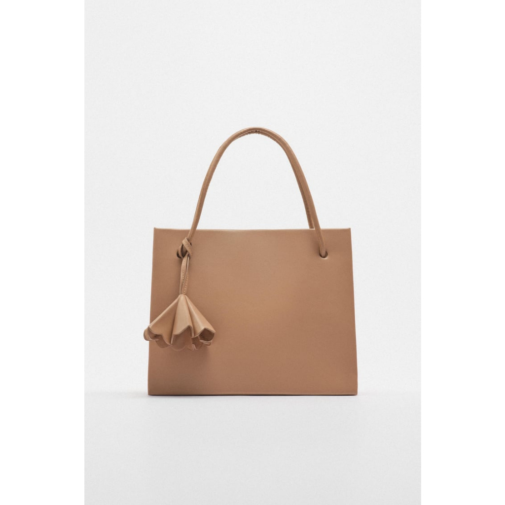 Túi TOTE BAG WITH EMBELLISHED DETAIL ZARA
