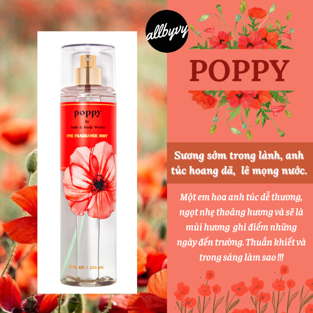 Allbyvy | Set xịt thơm body mist BBW DUPE NƯỚC HOA