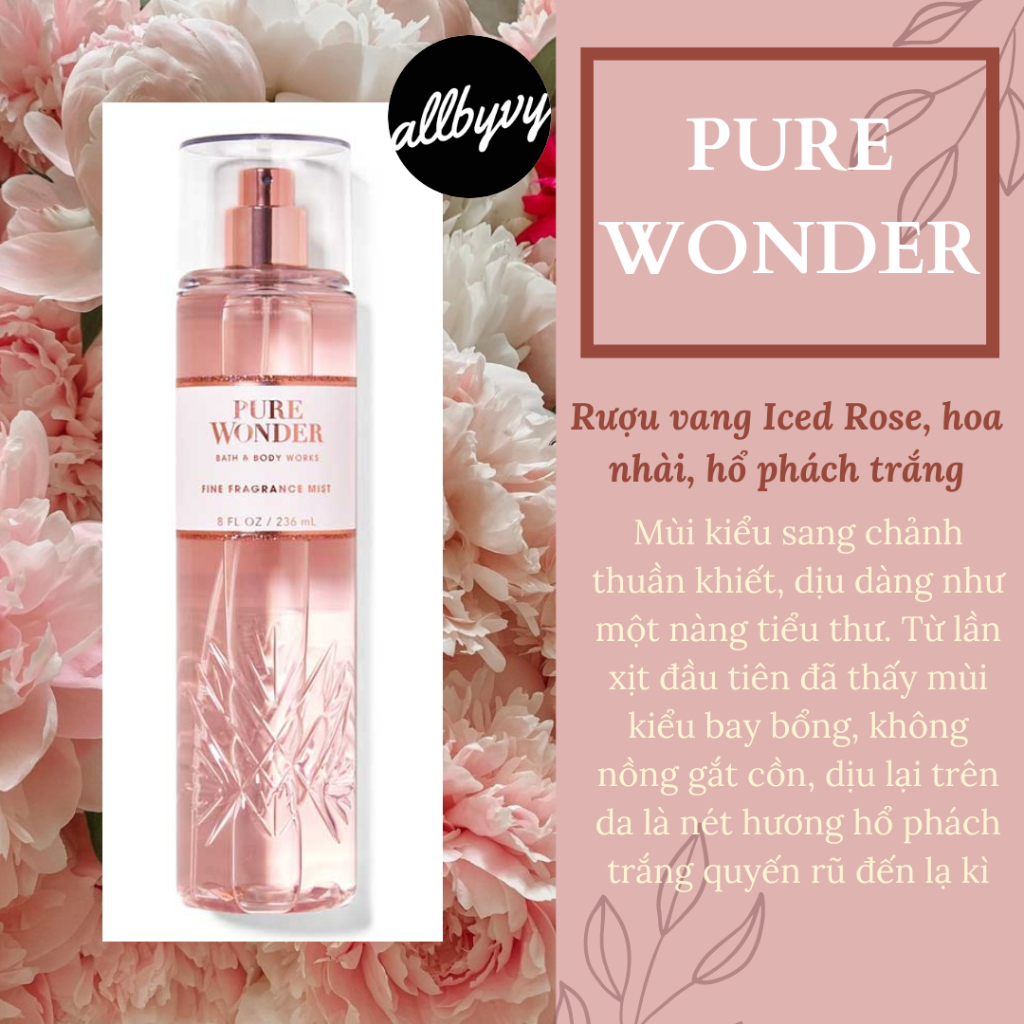 Allbyvy | Set xịt thơm body mist BBW DUPE NƯỚC HOA