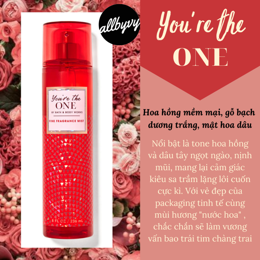 Allbyvy | Set xịt thơm body mist BBW DUPE NƯỚC HOA