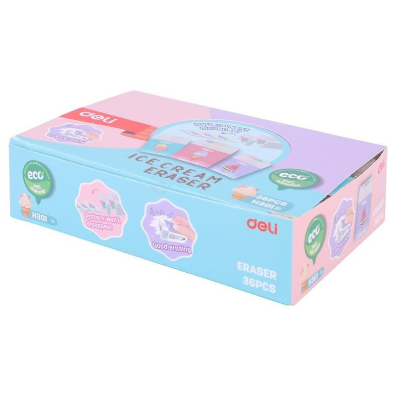 Gôm Tẩy Kem Deli H301