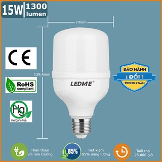 Bóng đèn Led Búp Trụ 5W-10W-15W Ánh sáng Vàng/Trắng, Giá Rẻ, Siêu Sáng, Tiết Kiệm Điện Tiêu chuẩn Châu Âu