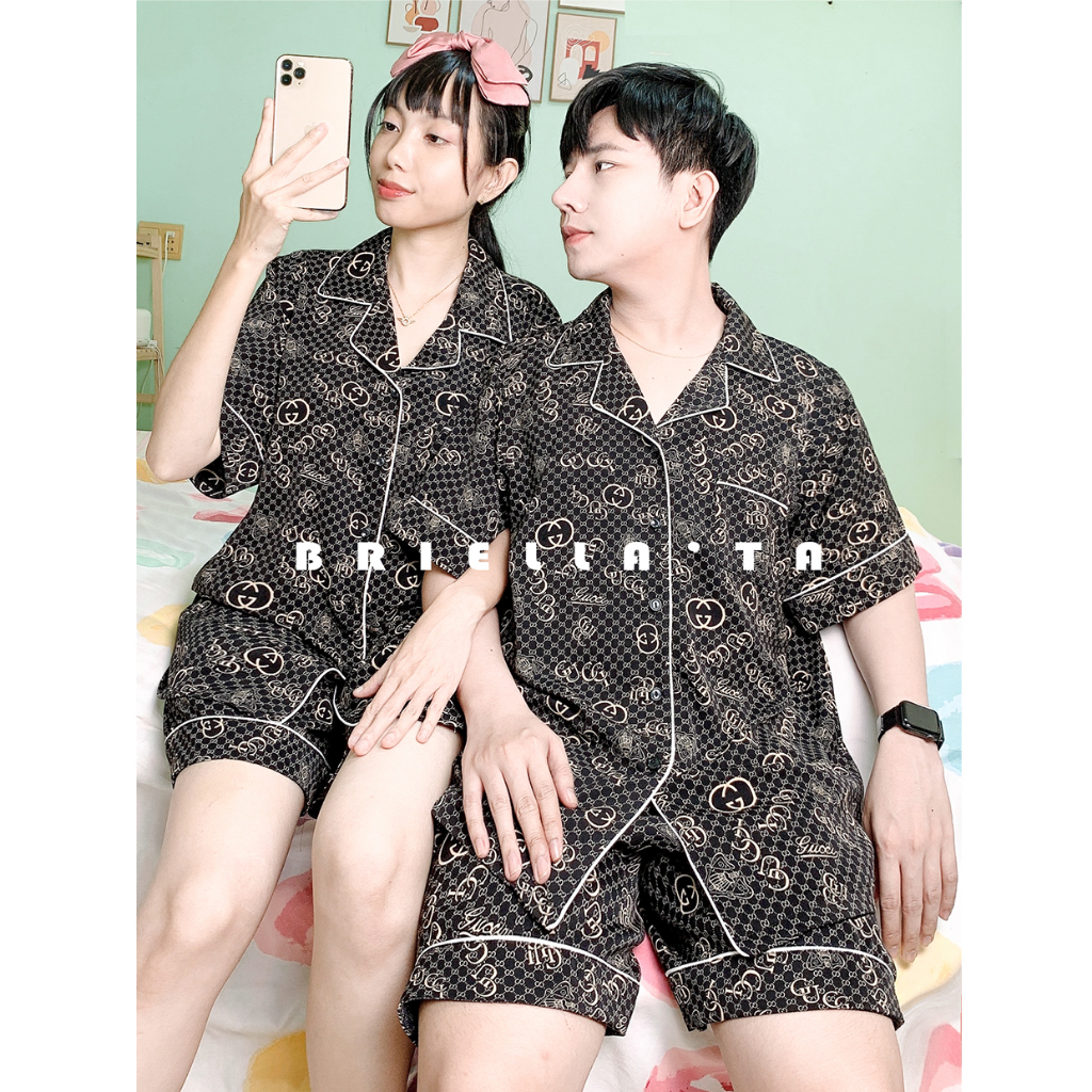 Đồ bộ ngủ lụa Pijama nam nữ, cặp đôi - dài ngắn - chất vải siêu đẹp cao cấp, sang trọng (Hàng có sẵn)