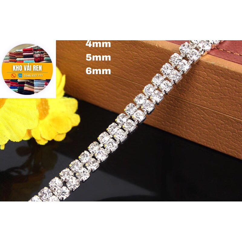 Dây đá pha lê hàng đôi cao cấp
