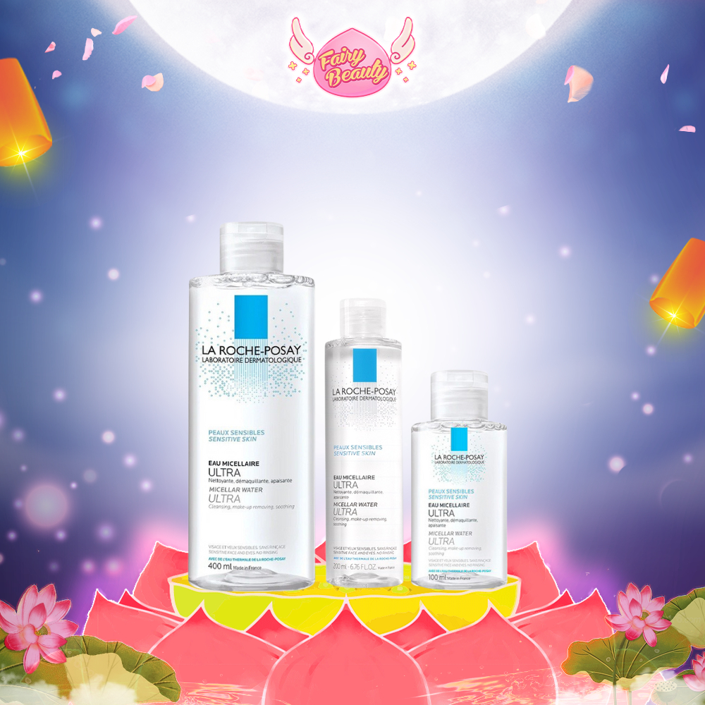 [LA ROCHE-POSAY] Nước Tẩy Trang Dịu Nhẹ Cho Da Nhạy Cảm &amp; Dễ Kích Ứng Micellar Water Sensitive Skin 400/200/100/50 ML