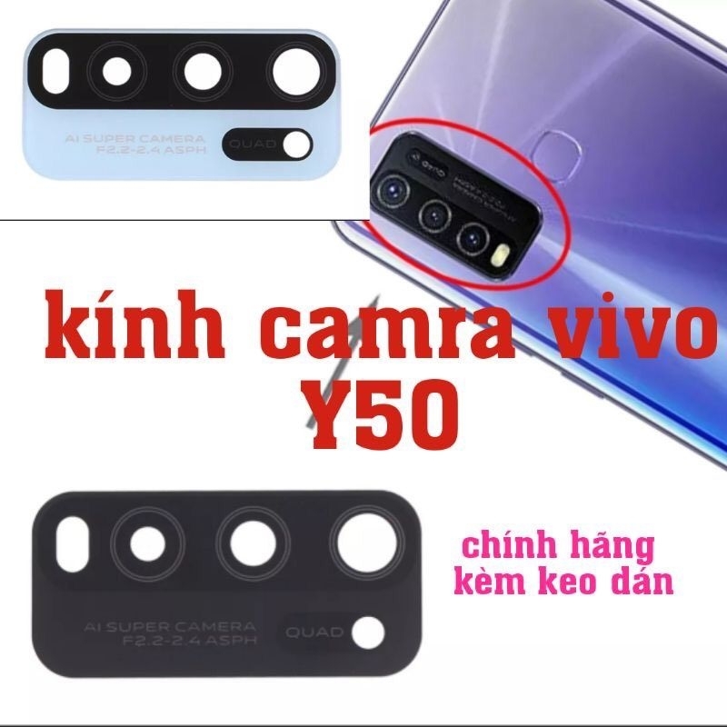 Kính camera Vivo Y50 chính hãng