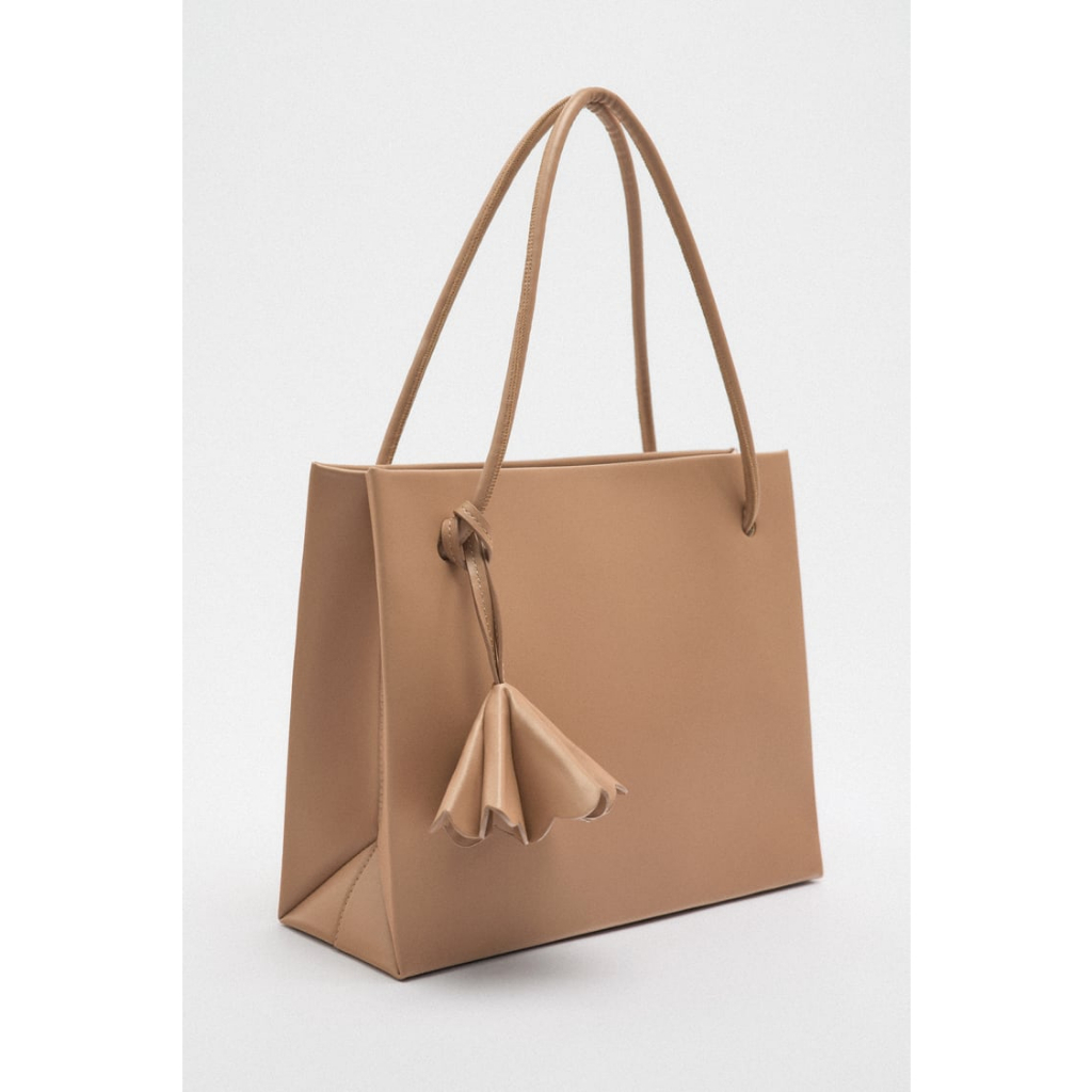 Túi TOTE BAG WITH EMBELLISHED DETAIL ZARA