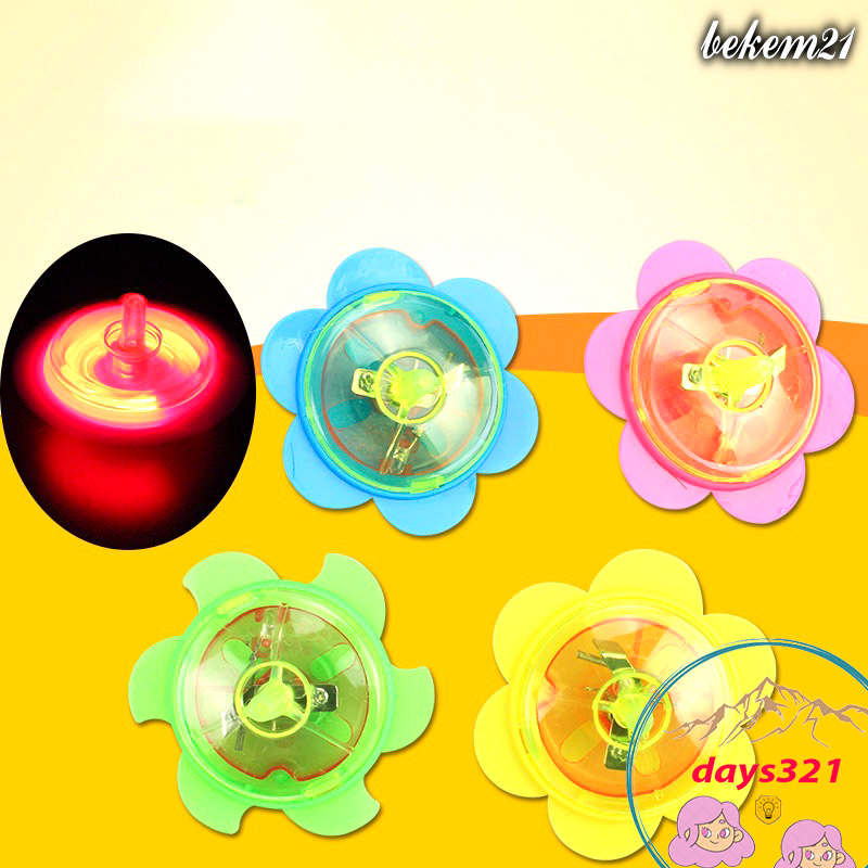 Cù Quay, Con Quay Phát Sáng Cho Bé, Đa Dạng Màu Sắc, Nhựa An Toàn Khi Chơi