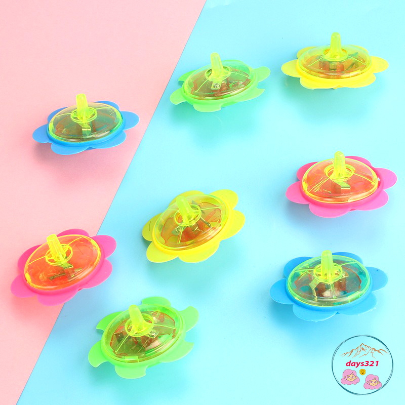 Cù Quay, Con Quay Phát Sáng Cho Bé, Đa Dạng Màu Sắc, Nhựa An Toàn Khi Chơi