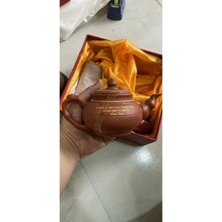 Ấm chén tử sa khay vuông
