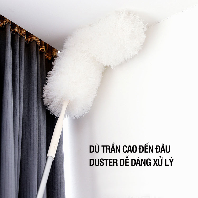 Chổi quét trần nhà, cây quét mạng nhện, chổi lông phủi bụi - OKwife Duster