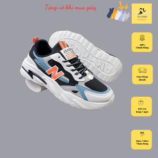 Giày sneaker nam đế cao TATA 17732 màu đen chuẩn đẹp