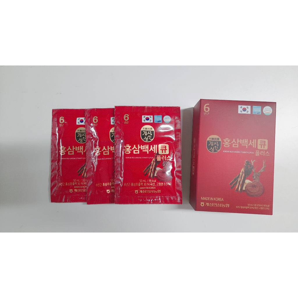 Nước Hồng Sâm Nhung Hươu Linh Chi Q Plus Hàn Quốc Hộp 5 Gói x 50ml