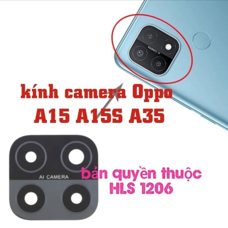 Kính camera Oppo A15  A15S  A35