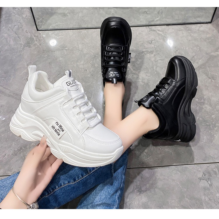 Giày độn đế 7cm chất da mềm nên đặt tăng 1 size 👟Freeship extra 👟 Giày Quảng Châu Xịn