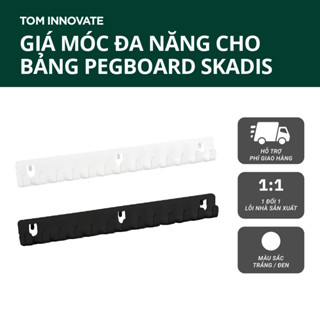 Móc ngang đa năng treo phụ kiẹn bảng cài treo tường Pegboard Skadis IKEA