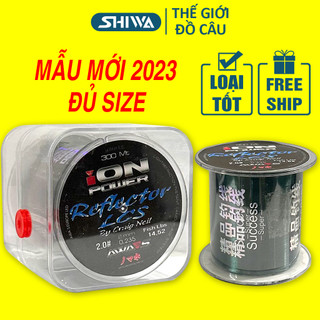 Cước Câu Cá Tàng Hình ION POWER Siêu Bền 300M  - Dây Câu Cá Siêu Bền Chịu Tải Lớn Chuyên Săn Hàng, Đồ Câu SHIWA