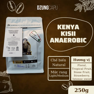 Cà phê Kenya Kisii AA - Sơ chế Anaerobic - gói 250g - DzungCapu Specialty Coffee