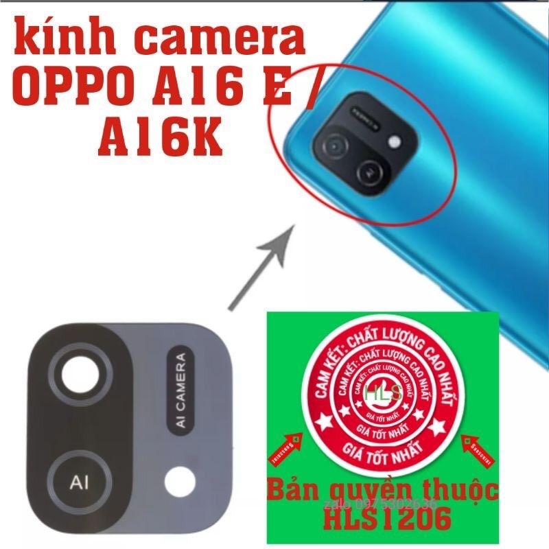 Kính camera OPPO A16K  16E