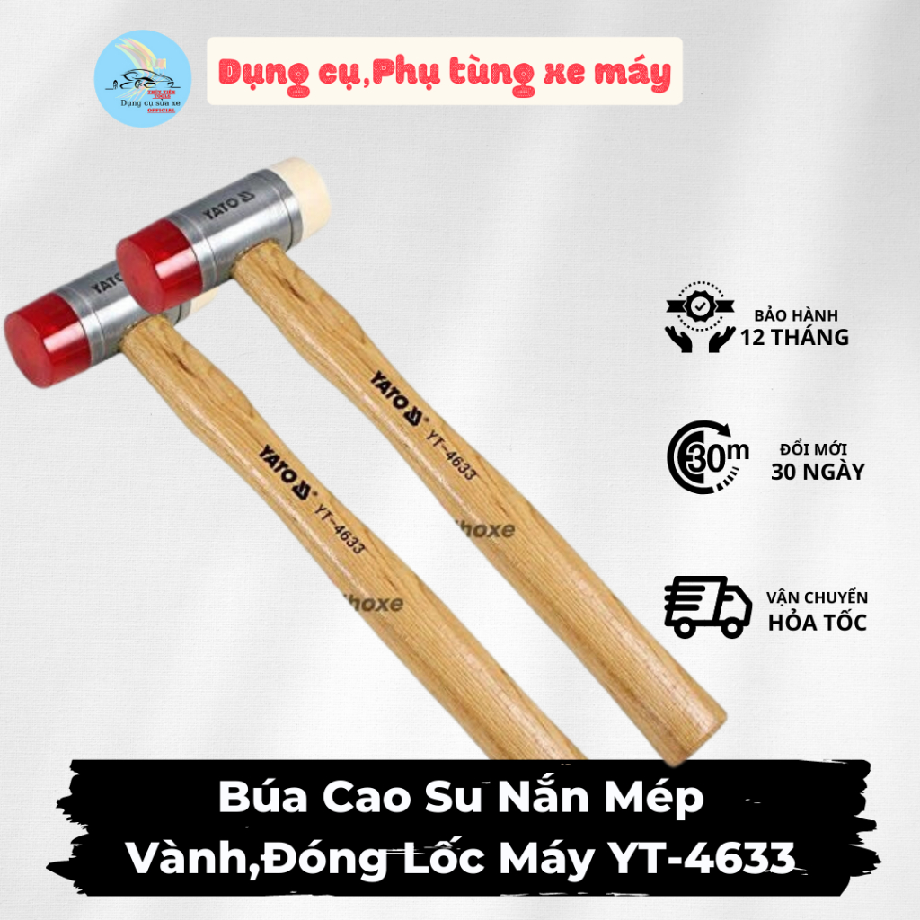 Búa Cao Su Nắn Mép Vành,Đóng Lốc Máy YT-4633